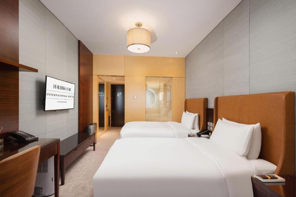 Shijiazhuang International Building Hotel Exterior foto